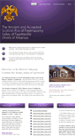 Mobile Screenshot of fayettevillescottishrite.org